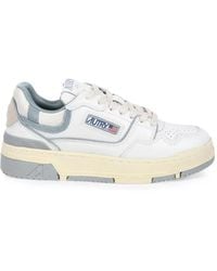 Autry - Clc Low Panelled Leather Sneakers - Lyst