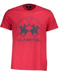 La Martina - Crew-Neck T-Shirt - Lyst