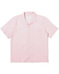 Universal Works - Striped Short-Sleeve Shirt - Lyst