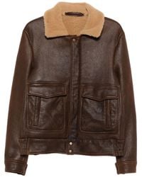 Salvatore Santoro - Shearling-Collar Jacket - Lyst