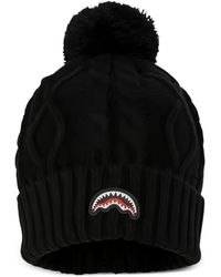Sprayground - Pom-Pom-Detail Beanie Hat - Lyst