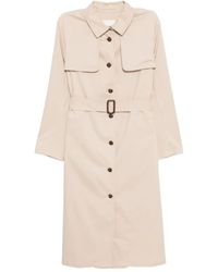 To b. by agnès b. - Belted-Waist Trenchcoat - Lyst