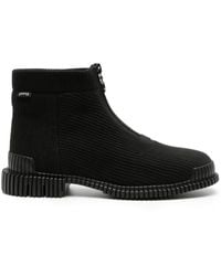 Camper - Pix Ribbed-Texture Ankle-Lenght Boots - Lyst