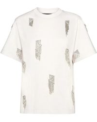 Philipp Plein - Fringe Jersey T-Shirt - Lyst
