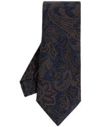 Etro - Paisley-Patterned Silk Tie - Lyst