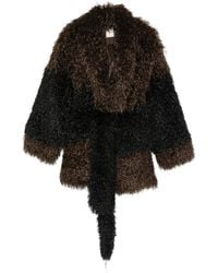 Entire studios - Juno Faux-Fur Coat - Lyst