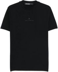 KARL LAGERFELD - T-Shirt À Logo Brodé - Lyst