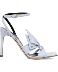 Elisabetta Franchi - Knotted Bow-Detail Stiletto Sandals - Lyst