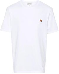 Maison Kitsuné - フォックスモチーフ Tシャツ - Lyst