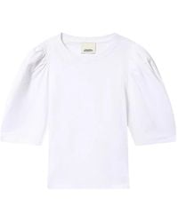 Isabel Marant - Maeliss Tee Puff-Sleeve T-Shirt - Lyst