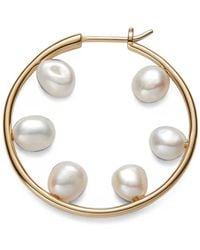 Maria Black - Baroque Neo Pearl Hoop Earring - Lyst