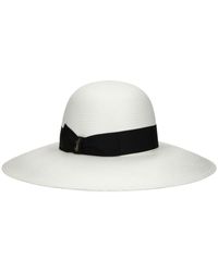 Borsalino - Violet Panama Straw Hat - Lyst
