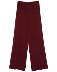 Sandro - Pantaloni A Gamba Ampia - Lyst