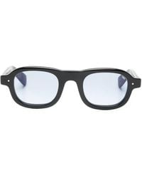 Eyevan 7285 - Sonnenbrille Mit Rundem Gestell - Lyst