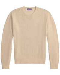 Ralph Lauren - Raglan-Sleeve Ribbed-Knit Sweater - Lyst