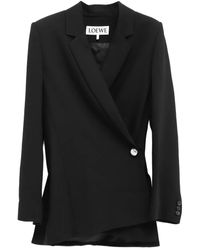 Loewe - Draped Jacket - Lyst