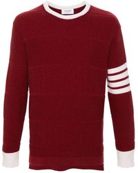 Thom Browne - 4-Bar Stripe Virgin-Wool Jumper - Lyst