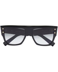 Balmain - B-Ii Square Frame Sunglasses - Lyst