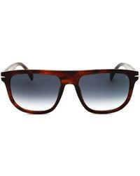 David Beckham - Tortoiseshell-Effect Square-Frame Sunglasses - Lyst