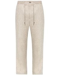 Etro - Patterned Drawstring Trousers - Lyst