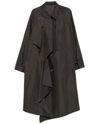 Post Archive Faction PAF - Asymmetric Draped Coat - Lyst
