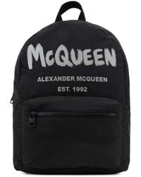 McQueen - Sac À Dos À Logo Imprimé - Lyst