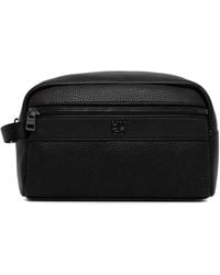 HUGO - Trousse De Toilette Zippée À Plaque Logo - Lyst