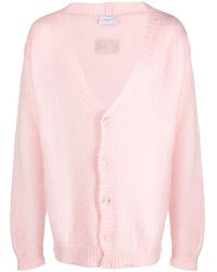 FAMILY FIRST - Brushed-effect Mohair-blend Cardigan - Lyst