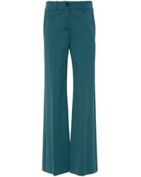 Patrizia Pepe - Low-Rise Palazzo Trousers - Lyst