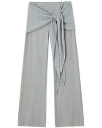 B+ AB - Scarf-Detail Track Pants - Lyst