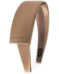 Balenciaga - Haarreif Mit Logo-Stickerei - Lyst