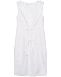 Prada - Faille Dress - Lyst