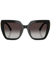 Dolce & Gabbana - Square-Frame Oversized Sunglasses - Lyst