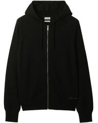 Burberry - Cashmere Zip Hoodie - Lyst