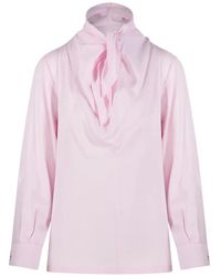 Max Mara - "Mxmbadia" Classic Silk Shirt - Lyst