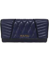 Miu Miu - Gestepptes Portemonnaie - Lyst