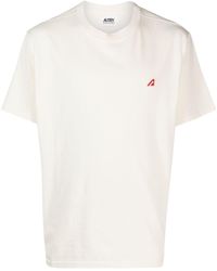 Autry - T-Shirt mit Logo-Patch - Lyst