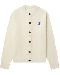 Adererror - Sig; Bl Tag Logo-Patch Buttoned Cardigan - Lyst