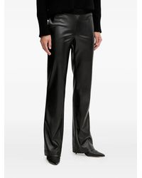 ERMANNO FIRENZE - Logo-Waist Straight Trousers - Lyst