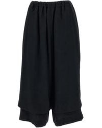 Comme des Garçons - Layered-Hem Trousers - Lyst