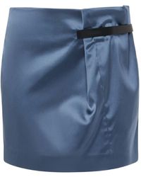 JW Anderson - Minirock Aus Satin - Lyst