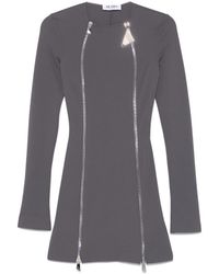 The Attico - Zipped Mini Dress - Lyst