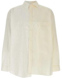 MM6 by Maison Margiela - Panelled Shirt - Lyst