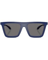Versace - Gafas de sol con montura rectangular - Lyst