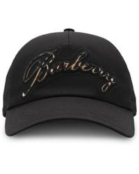 Burberry - Cappello Da Baseball Con Motivo A Quadri - Lyst
