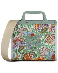 Etro - Floral Jacquard Medium Love Trotter Shopping Bag - Lyst