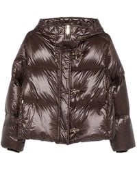 Fay - Veste À Capuche Et Fermeture Dissimulée - Lyst