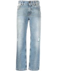 Palm Angels - Straight Jeans With Logo - Lyst