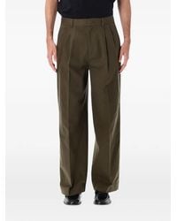 DUNST - Double-Pleated Wide-Leg Trousers - Lyst