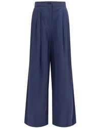 Weekend by Maxmara - Pleated Wide-Leg Trousers - Lyst